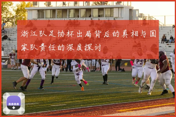 浙江队足协杯出局背后的真相与国家队责任的深度探讨